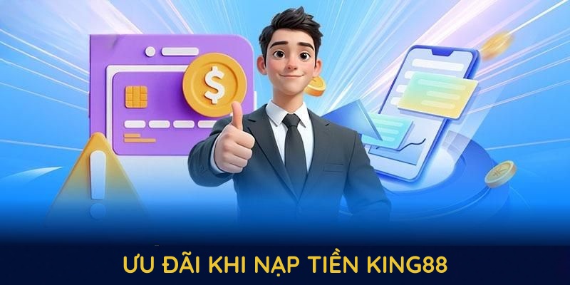 Ưu đãi bùng nổ cho hội viên khi nạp tiền KING88